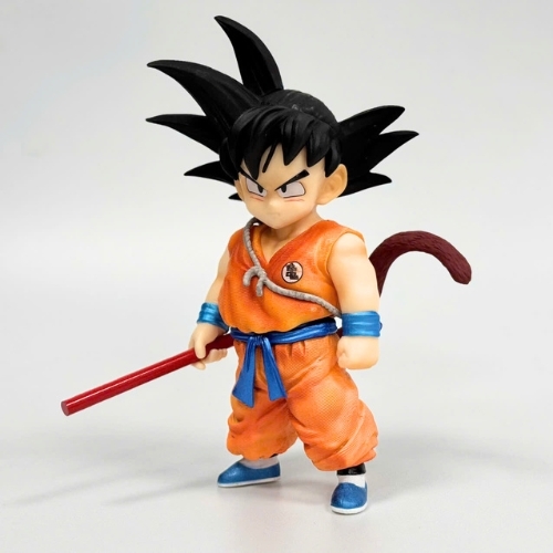 Mô Hình Dragon ball goku Kid dáng đứng cầm gậy - cao 18cm - nặng 450gram - Box Màu - Figure Dragon ball - (VAT 002-02-60) -  K8-T2-S12