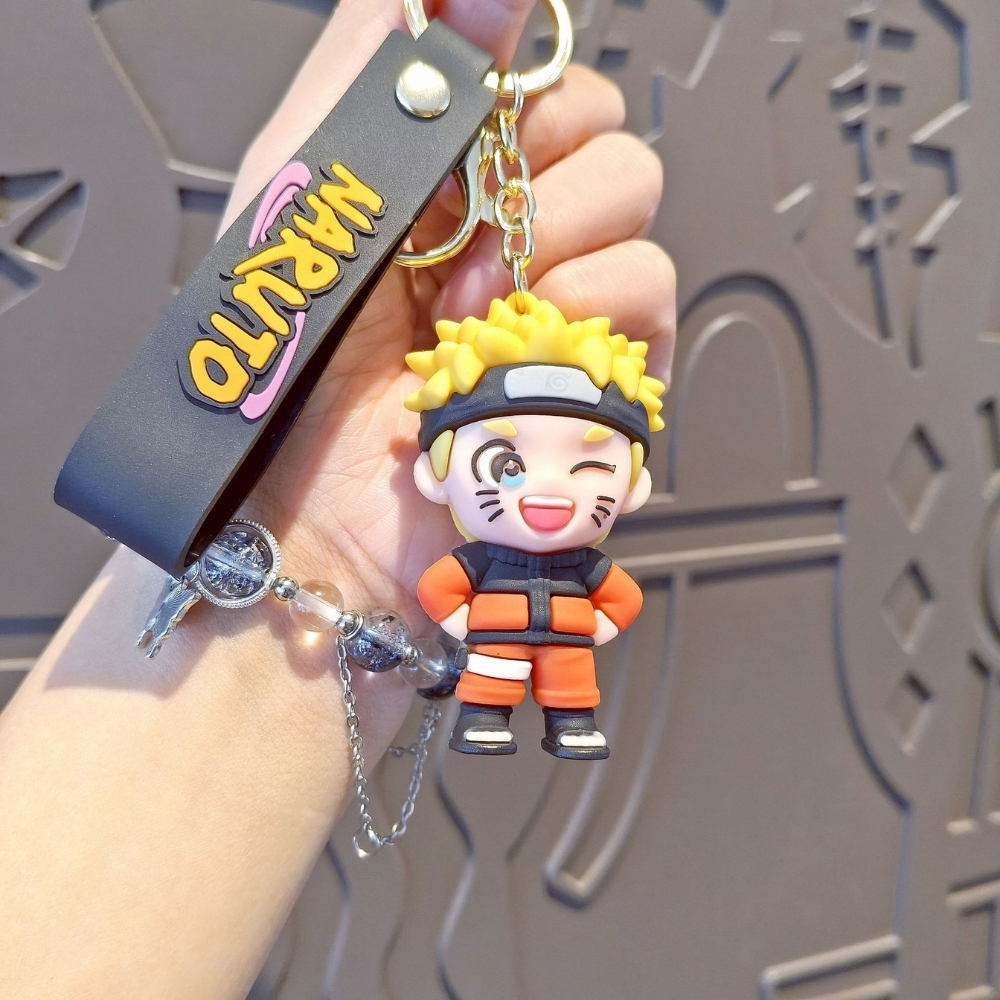Móc Khóa naruto nháy mắt - Dây móc dài : 9.5cm - Mô Hình Cao : 6cm- Nặng : 50gram - No Box : bọc túi OPP N3-T3