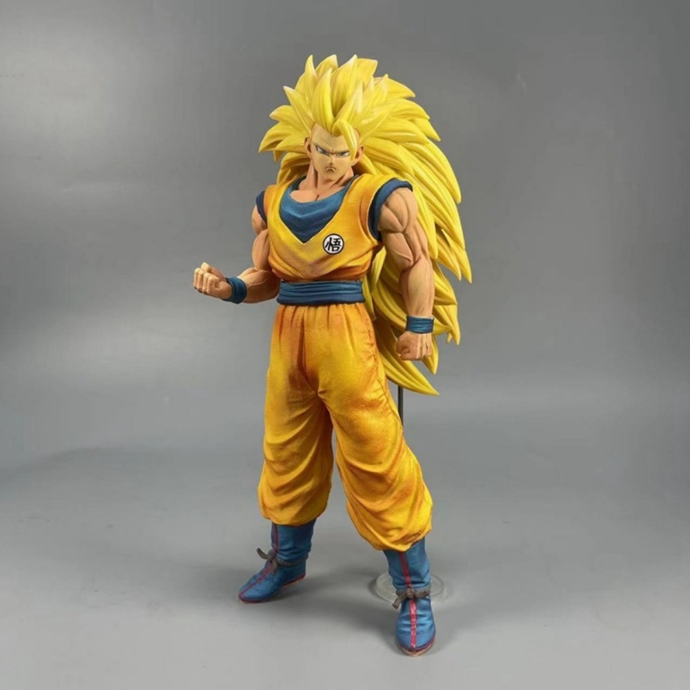 Mô hình DragonBall SonGoku SSJ3 Áo Vàng Chanh Dáng đứng - hàng cao cấp - Cao 30cm - Nặng 1300 Gram - Dragon Ball - Có Hộp màu