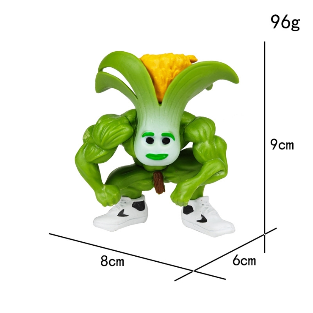 Mô Hình tung tung sahur bắp cải - Cao : 9cm Nặng 90gr - Hộp màu - (VAT : G873-84) - K32-T3-S12