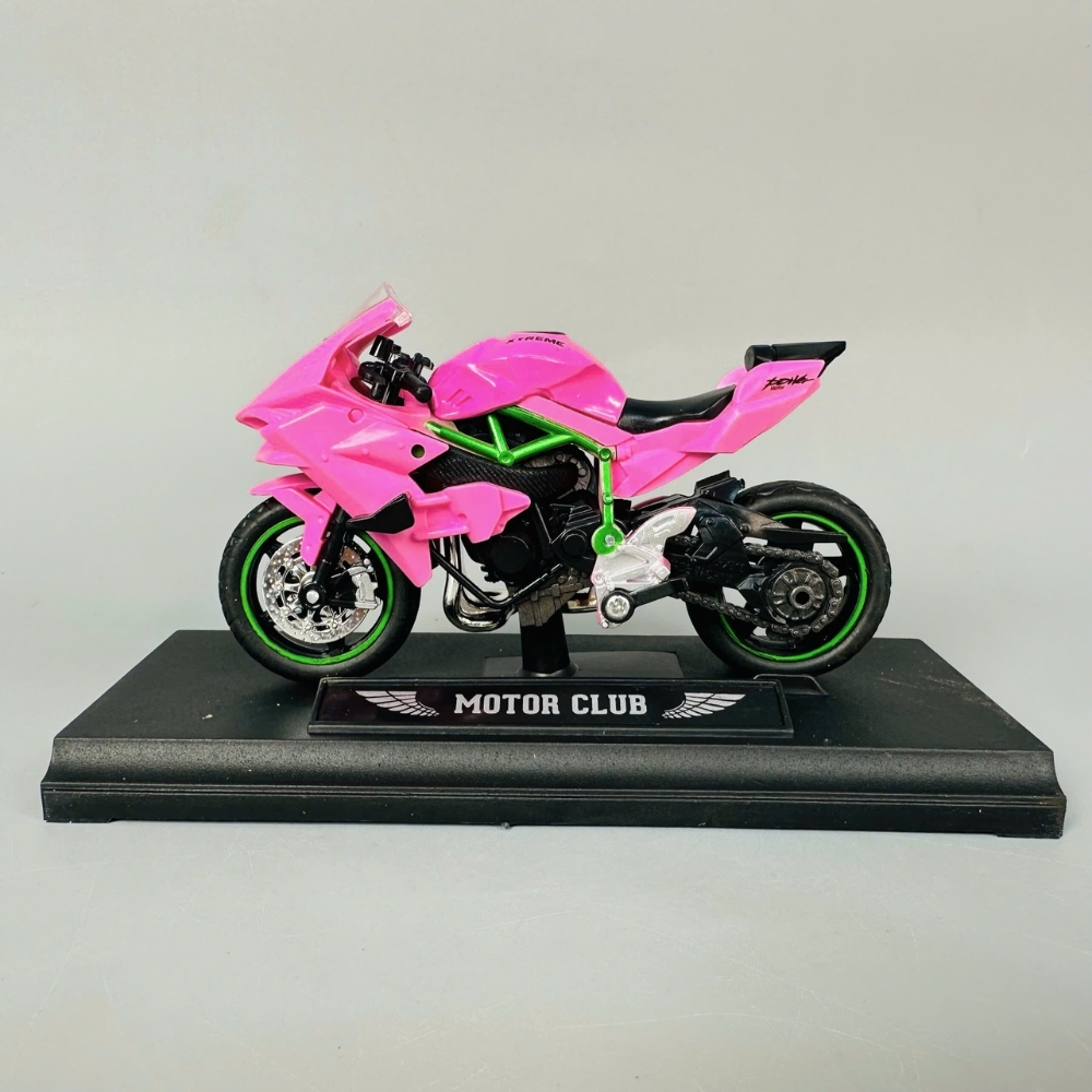 Mô Hình xe máy Hồng 1:18 Hợp kim - Dài 11cm - rộng 4cm - cao 6.5cm - nặng ~ 300gram - FULL BOX : box màu SKU : oto425 - K70-T2-S12