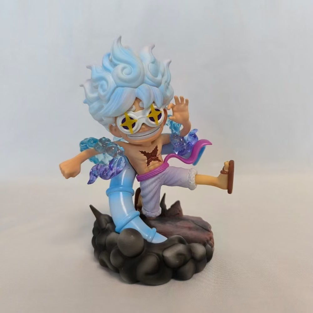 Mô hình OnePiece Luffy gear 5 đeo kính - Cao 15cm - nặng 300gram - Figure One Piece - Hộp Màu - N1-K44-T3-S1