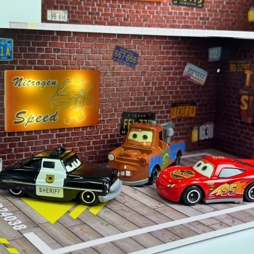 Mô Hình 1 Vỉ 6 Xe Oto Hoạt Hình Cars  , tỉ lệ 1:64 - Cao 18cm - rộng 4cm - ngang : 11cm - nặng : 500gram - box màu SKU : oto518 - 829082