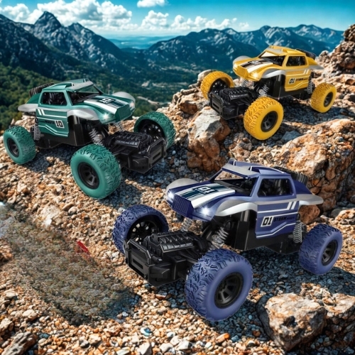 Đồ chơi Điều Khiển Từ Xa Rock Crawler Màu Ngẫu Nhiên - Dài 22.5cm - Rộng 14.5cm - Cao 11cm - Hộp Màu -SKU :DK-888-10 - ( Vat : DK001 ) - K55-T3-S6
