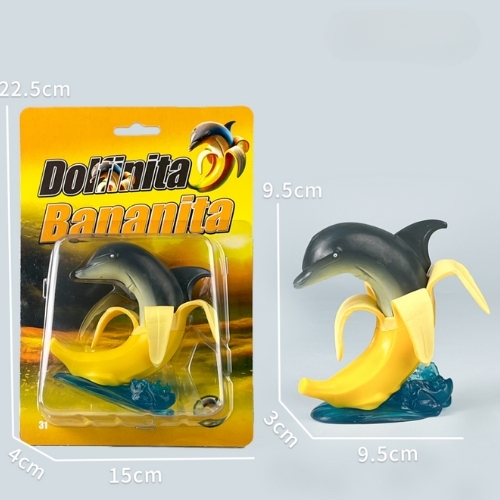 Mô Hình Dolfinita Bananita - Cao : 9.5cm - Nặng 152gram - Vỉ Nhựa - K62-T3-S4