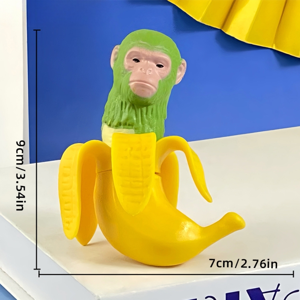 Mô Hình tung tung sahur khỉ chuối - Cao : 9cm Nặng 90gr - Hộp màu - K28-T2-S7