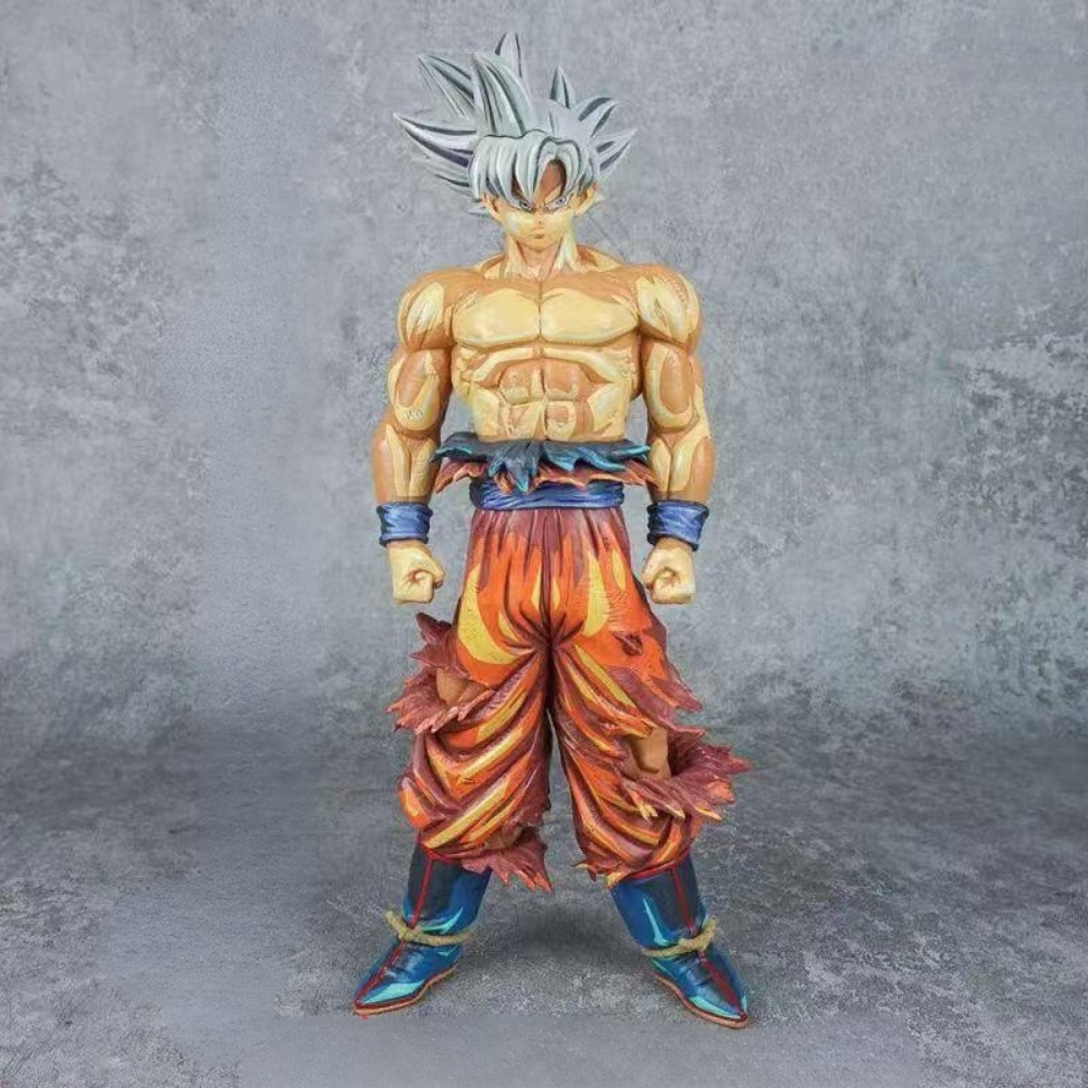 Mô Hình Dragon Ball Songoku ultral tóc trắng dáng đứng - Cao 30cm - nặng 600gram - Có Box màu - N1-K40-T1-S1
