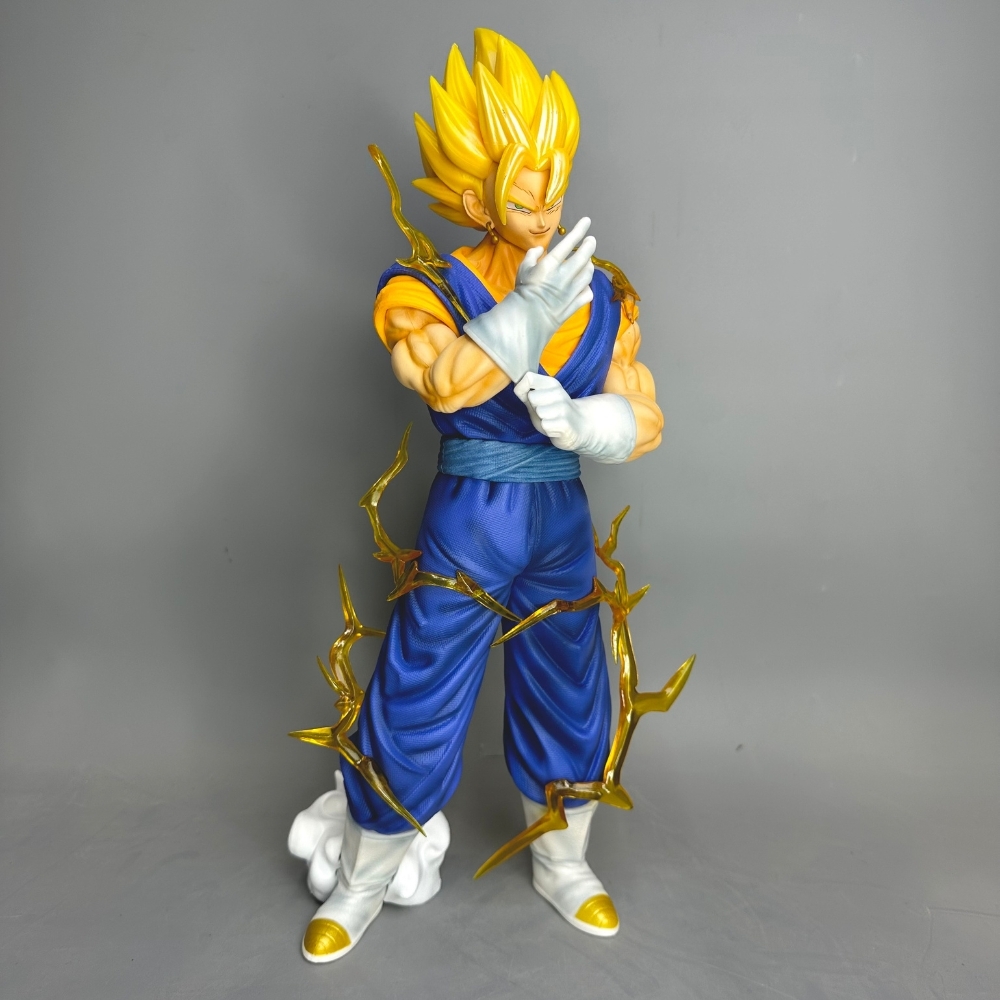 Mô Hình DragonBall Vegito dáng đứng - 3 đầu thay thế - Cao 38cm - nặng 2.7kg - Figure DragonBall - Box Bìa Carton