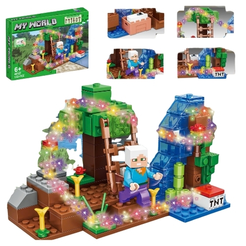 Đồ Chơi Lắp Ghép Lego My world minecraft - 132 hạt - Full Box - Sku : LG-44-03 - K55-T4-S3