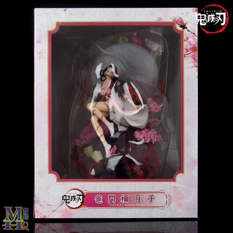 Mô hình đồ chơi - Nezuko ánh trăng - Hiệu ứng base đẹp -  Kimetsu No Yaiba - Có Hộp Màu - N1-K37-T4-S11