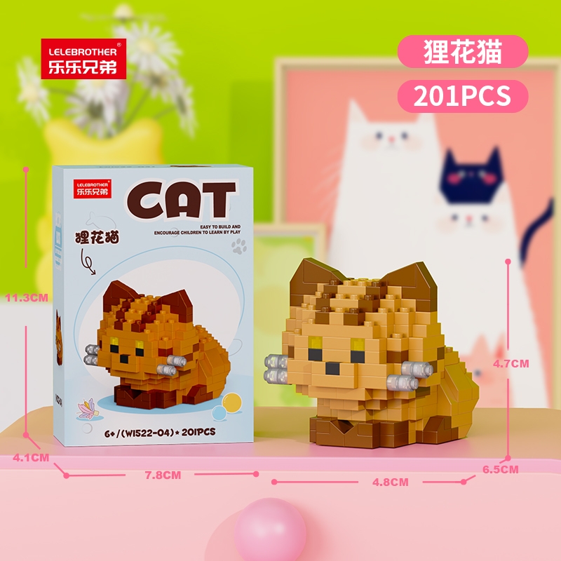 Đồ Chơi Lắp Ghép Lego bộ 6 Mèo Con - Full Box - Sku : LG-W1522 ( VAT 001-C6-30 ) - K95-T1-S7-8-9