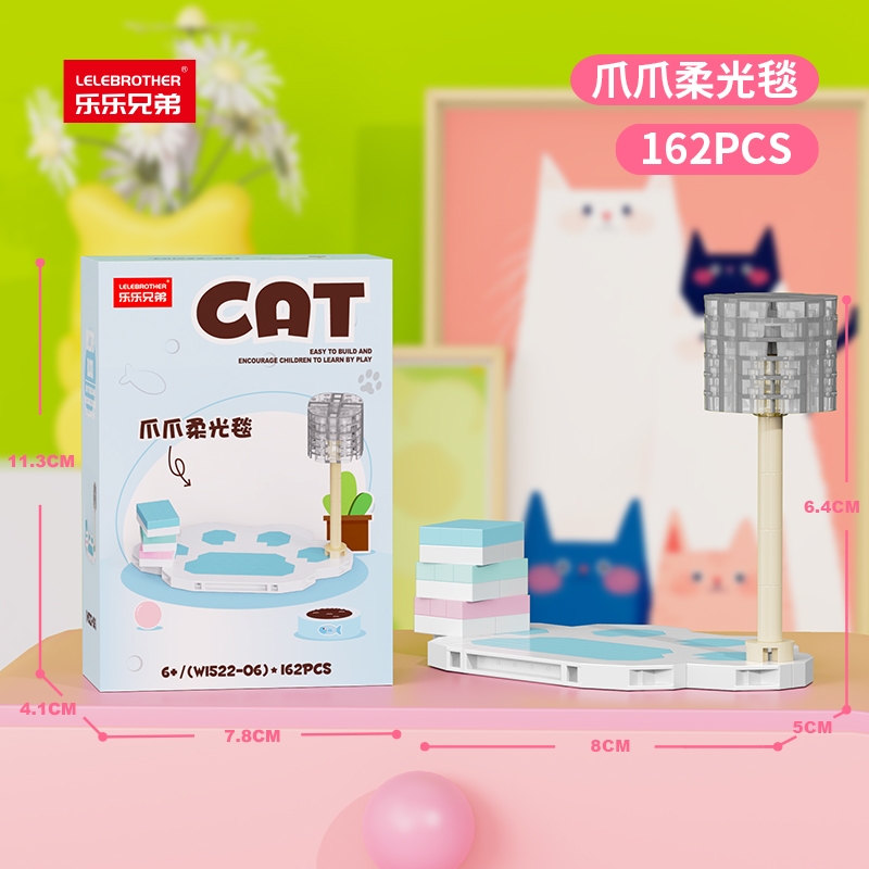 Đồ Chơi Lắp Ghép Lego bộ 6 Mèo Con - Full Box - Sku : LG-W1522 ( VAT 001-C6-30 ) - K95-T1-S7-8-9