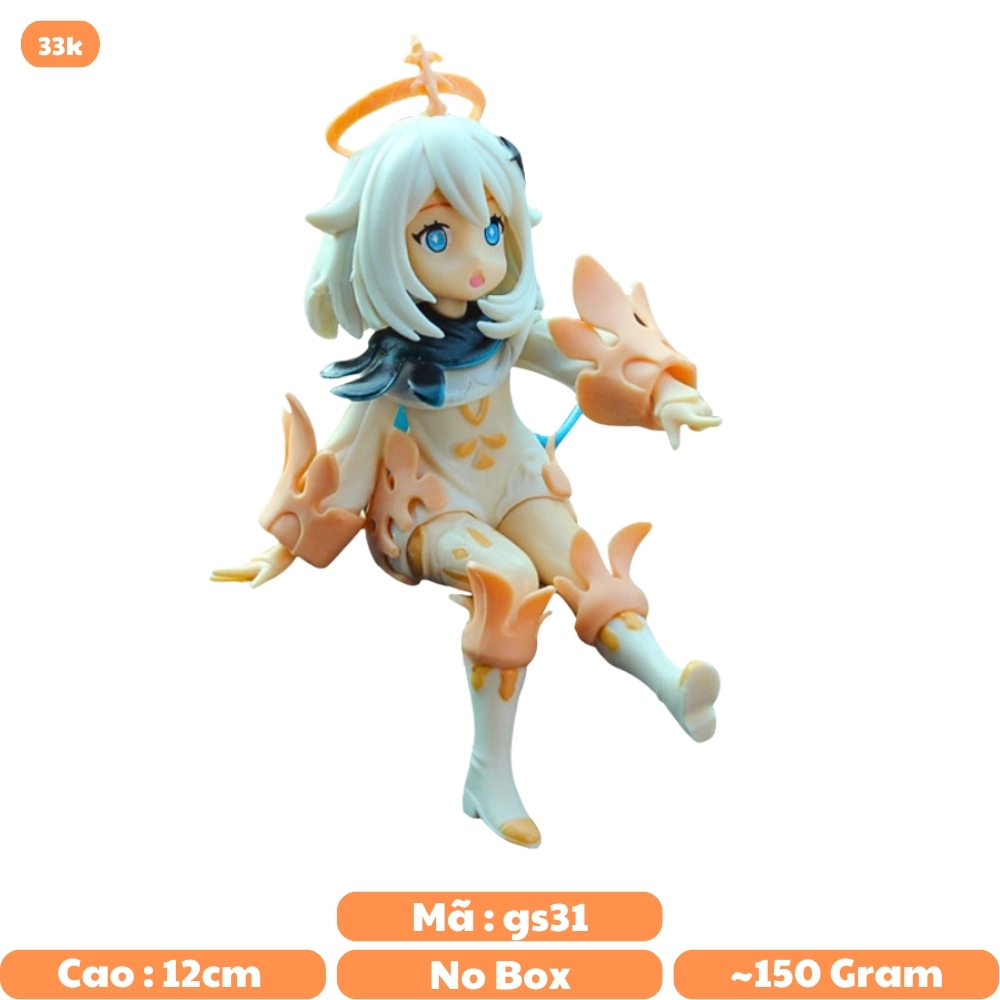Mô Hình Genshin Impact Paimon ngồi siêu dễ thương , cao 12cm nặng 150gram - Figure Genshin Impact Klee - No Box - N1-K39-T4-S3