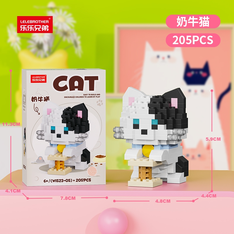 Đồ Chơi Lắp Ghép Lego bộ 6 Mèo Con - Full Box - Sku : LG-W1523 ( VAT 001-C6-30 ) K122-T2-S11