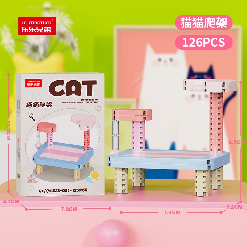 Đồ Chơi Lắp Ghép Lego bộ 6 Mèo Con - Full Box - Sku : LG-W1523 ( VAT 001-C6-30 ) K122-T2-S11