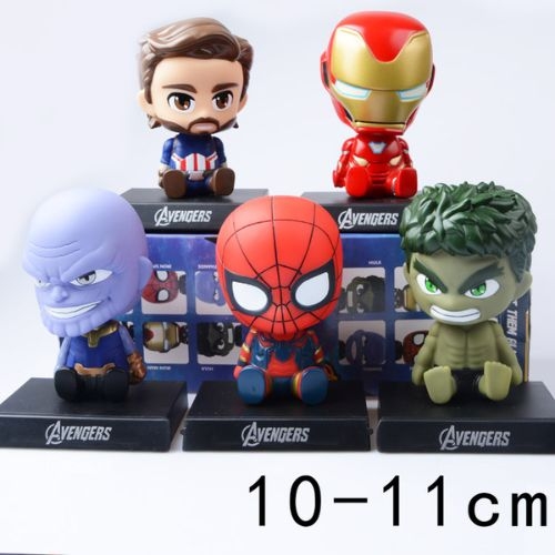 Mô Hình đồ chơi -  Người Sắt Lắc Đầu - Avengers - Bộ lắc đầu - Có Hộp Đẹp - Có Hộp Đẹp - N3-K24-T1-S3