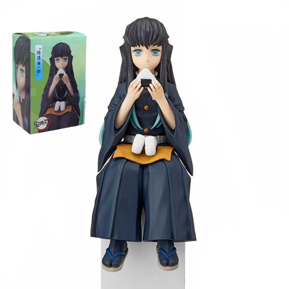 Mô Hình Kimetsu No Yaiba Hà Trụ dáng ngồi cao 14cm - Figure Thanh gươm diệt quỷ - Có Vỏ Hộp màu