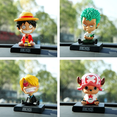 Mô Hình đồ chơi - Roronoa Zoro Chibi lắc đầu  - One Piece - cÓ Hộp Màu - N3-K26-T1-S2