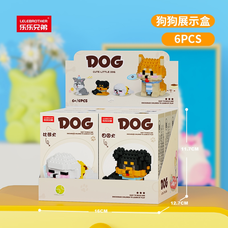 Đồ Chơi Lắp Ghép Lego bộ 6 Cún Yêu - Full Box - sku : LG-W1527 ( VAT 001-C6-30 ) - K125-T1-S1-2-3