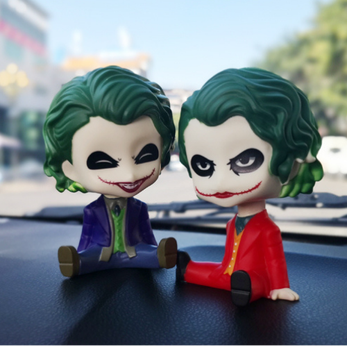 Mô Hình đồ chơi - Joker Chibi  lắc đầu - Bộ lắc đầu - Có Hộp Màu - N3-K27-T4-S2
