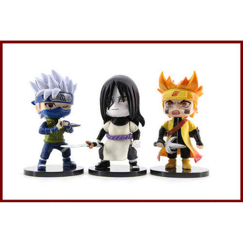 Mô hình đồ chơi - combo12 nhân vật Naruto Sakura Gaara Shikamaru Itachi Kakashi Lee Orochimaru Tsunade... -  Naruto - No Box - N3-K46-T1-S3