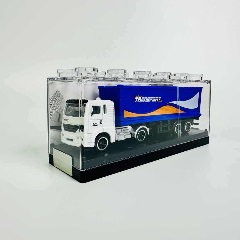 Mô Hình Xe công màu xanh dương 1:64 Hợp kim - Dài 12cm - Cao 3.5cm - Rộng : 2.7cm - nặng : 200gram - Hộp Nhựa Trong SKU : oto511a