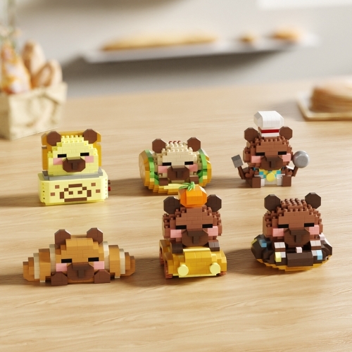 Combo 6 Mẫu lego capybara - Full Box - Sku : LG-S31 - (VAT 001-C6-60) K122-T1-S6