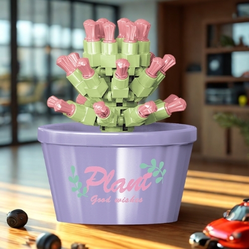 Combo 3 bộ lắp ghép chậu hoa -80 hạt - Full Box - Sku : LG-W1503-1 ( VAT 001-C3-11 ) - K116-T2-S1