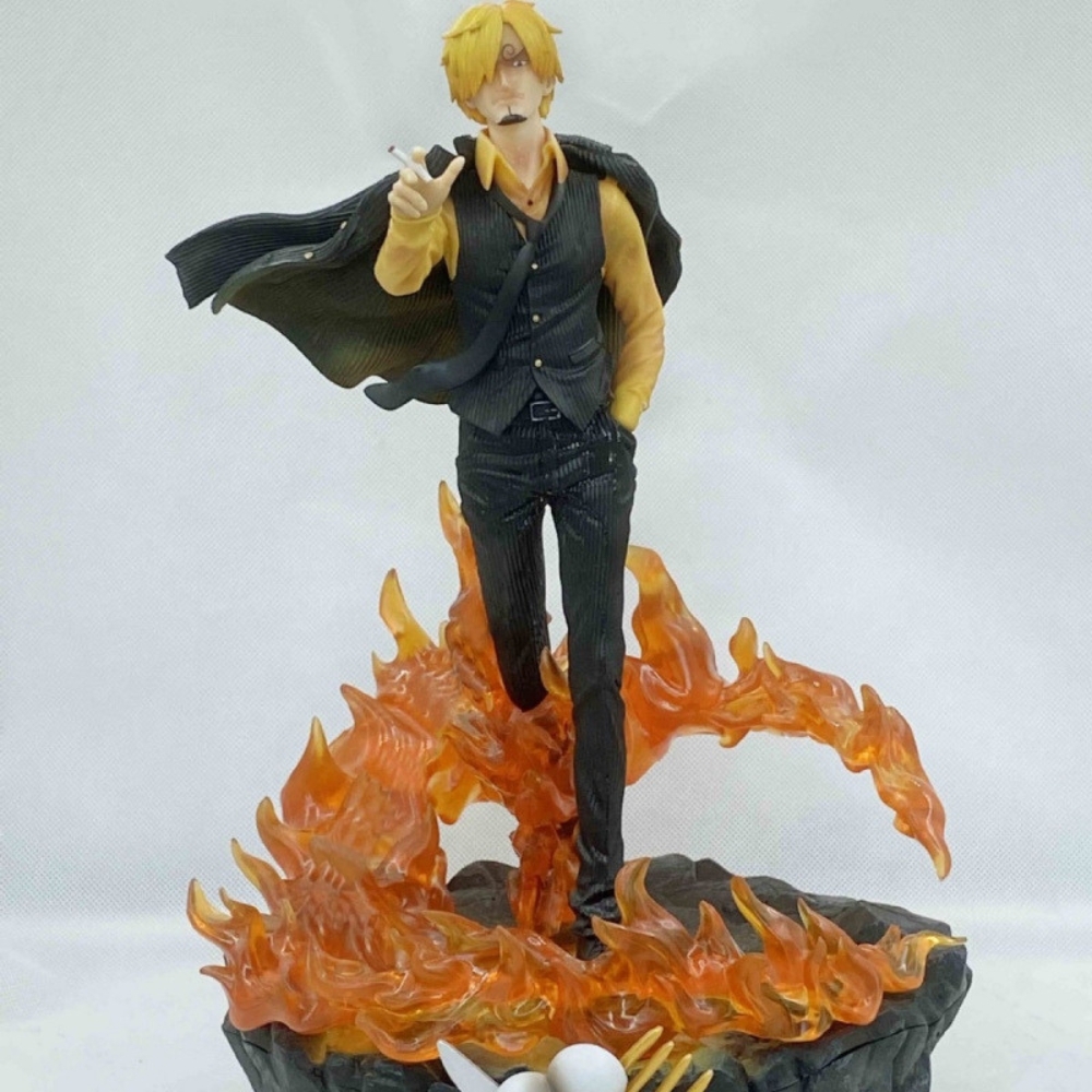 Mô Hình OnePiece Sanji áo choàng siêu ngầu Cao : 37.5cm nặng 2400g - One Piece - Full Box - Hộp Màu - K22-T4-S9