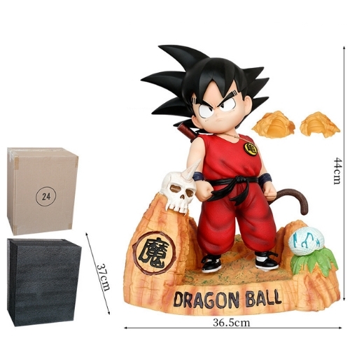 Hàng Cao cấp . Mô Hình Dragon ball Goku dáng đứng siêu ngầu . Cao 44cm , rộng 37cm , ngang 36.5cm . nặng 3kg5 - K6-T4-S8