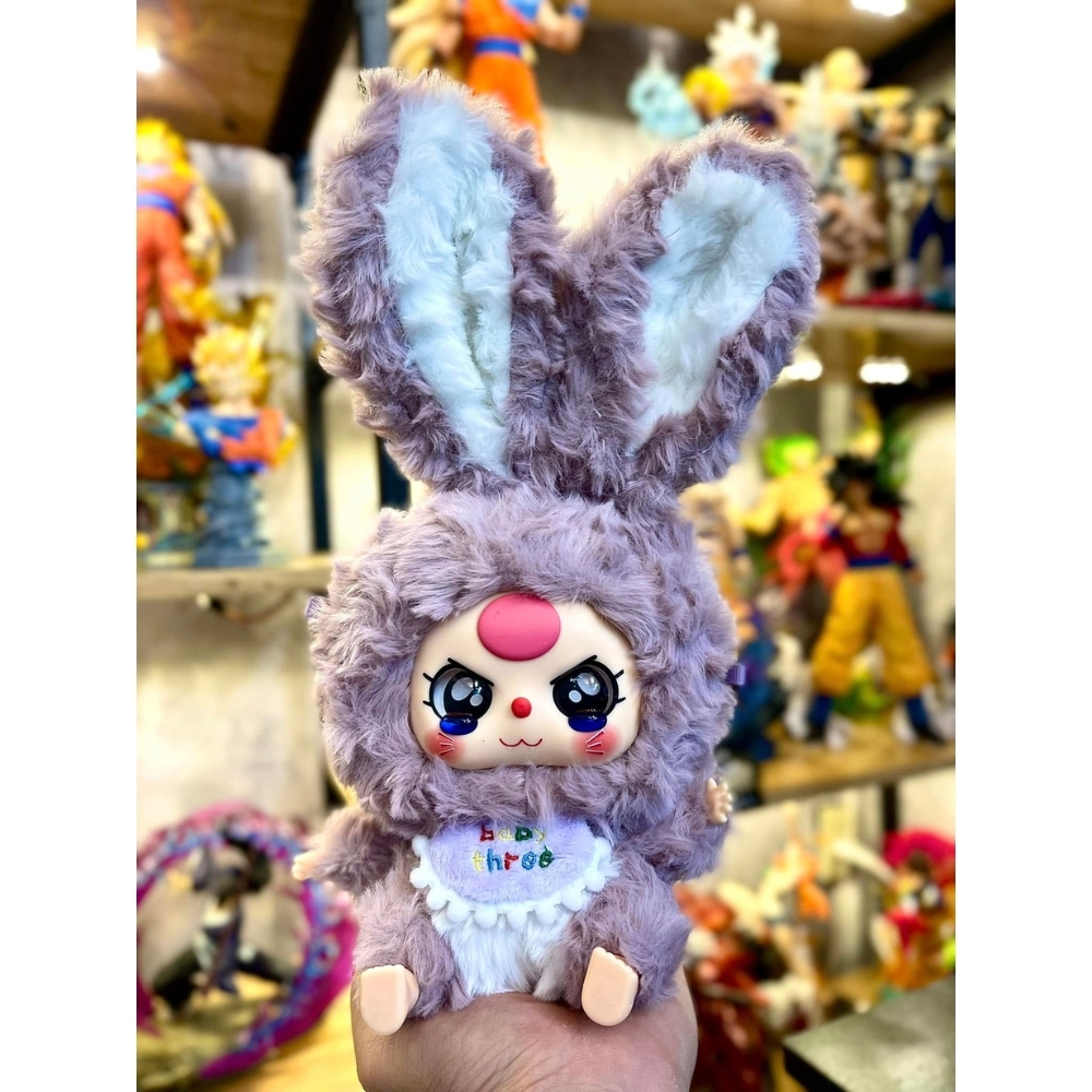 Hàng Xưởng Sản Xuất - Baby three Lily Rabbit Town Plush Thỏ Thị Trấn blind box ngẫu nhiên - cao 20cm - Nặng 500gram - Túi Mù - Hộp Màu