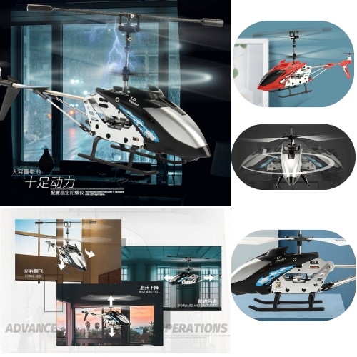 Đồ Chơi Máy Bay Điều Khiển Từ Xa Màu Xanh - Có Điều Khiển  - Dài 12.5cm - rộng 4cm - cao 18.5cm - nặng : 2kg - FULL BOX . SKU : oto520c - LS-220 - K53-T5-S9