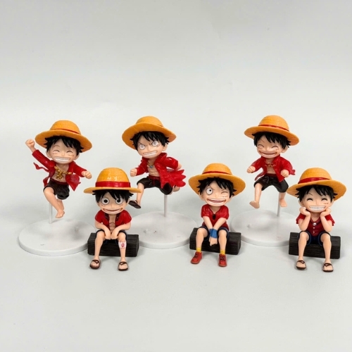 ( Giá 1 con - Bộ 6 con - Đặt Số Lượng 6 ) - Mô hình bộ 6 nhân vật Luffy siêu đẹp  . Cao 6-10cm , nặng 350gram - Figure One Piece - SKU : OP408 -  (VAT G873-79)- K26-T3-S7