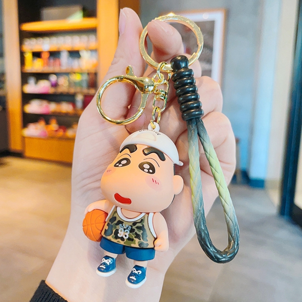 Móc khóa trang trí - shin bóng rổ - Dây móc dài : 6.2cm - Mô Hình Cao : 6.7cm - Nặng : 50gram - No Box - SKU: moc116 - (Vat: 88223-7) - K79-T6-S2