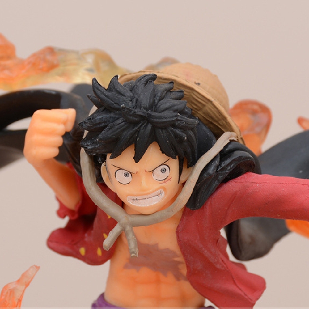 Mô hình OnePiece Luffy trạng thái chiến đấu - Cao 14cm - nặng 300gram - Figure One Piece - Full box - N1-K55-T5-S3