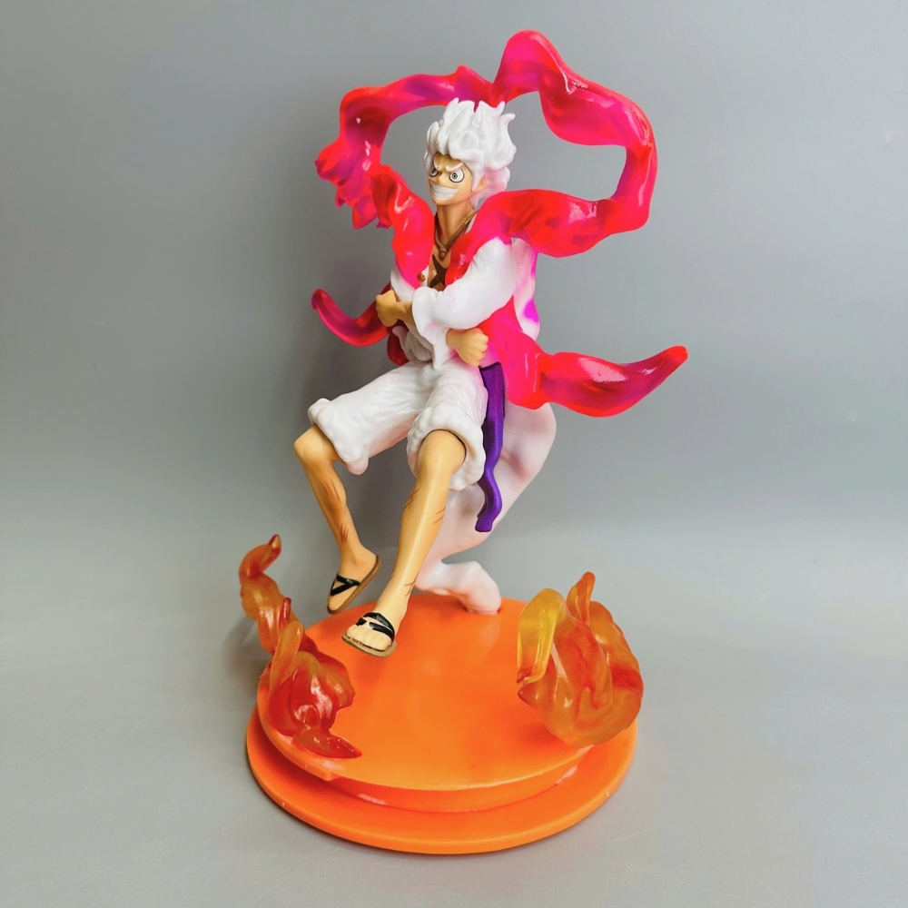 luffy nika Mô hình OnePieceLuffy Gear 5 Nika trắng bản bay khoanh tay có base đẹp cao 24cm - OnePiece  - Bọc Túi OPP - No Box - N4-K5