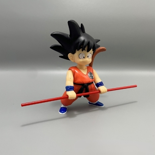 Mô hinh Goku kid cầm gậy . Cao 21cm , nặng 265g - No box - K5-T3-S7