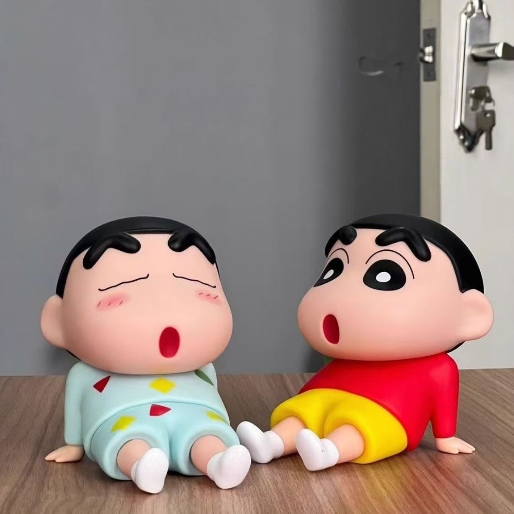 Mô Hình bộ 4 Shin dáng ngồi - Cao 14cm - nặng 300gram - Figure Cậu Bé Bút Chì - bọc túi OPP - No Box n3-k39-t2-s3