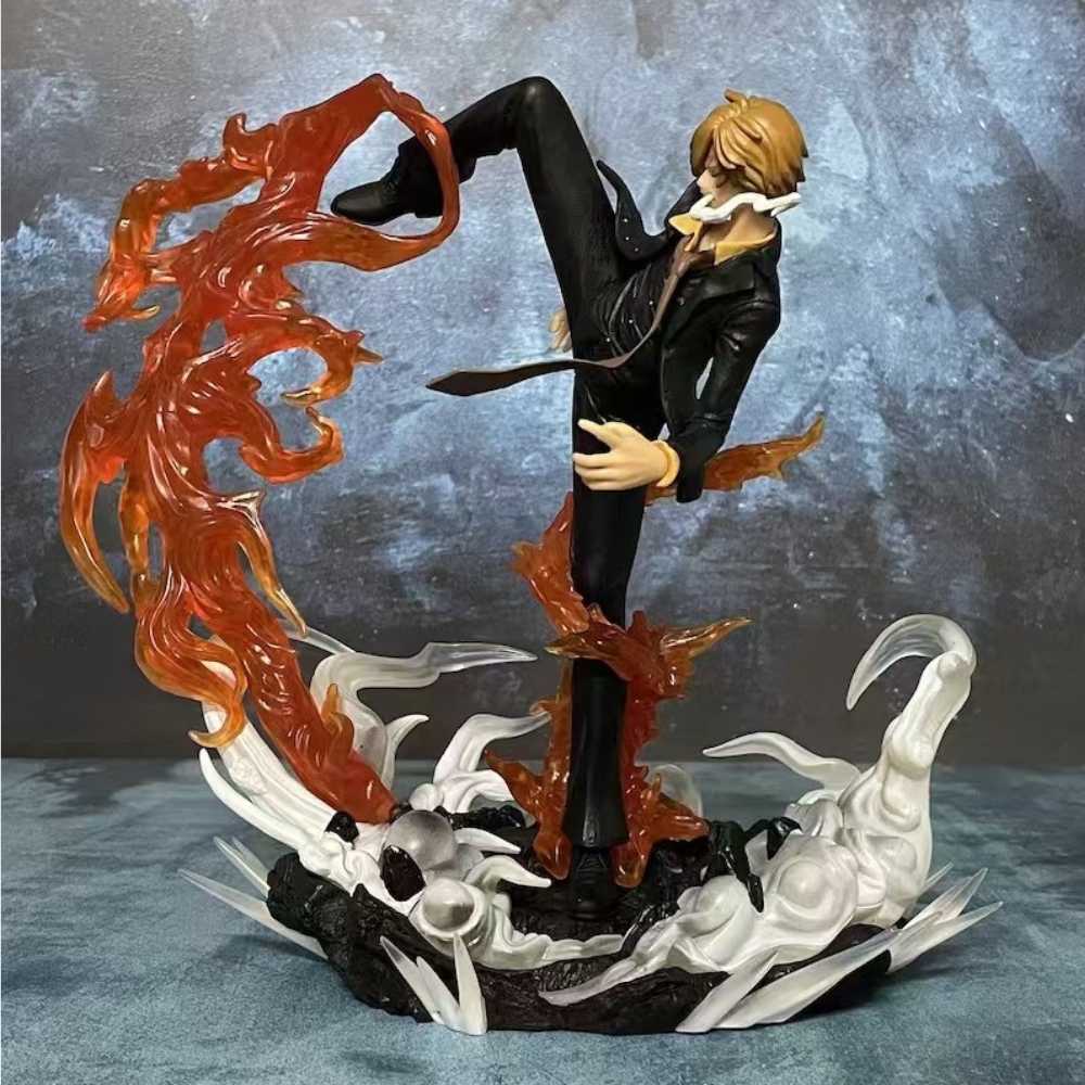 Mô Hình OnePiece Sanji chiến đấu siêu ngầu Cao : 28.5cm nặng 1800g - One Piece - Full Box - Hộp Màu - K13-T4-S4-S5 (G-12)