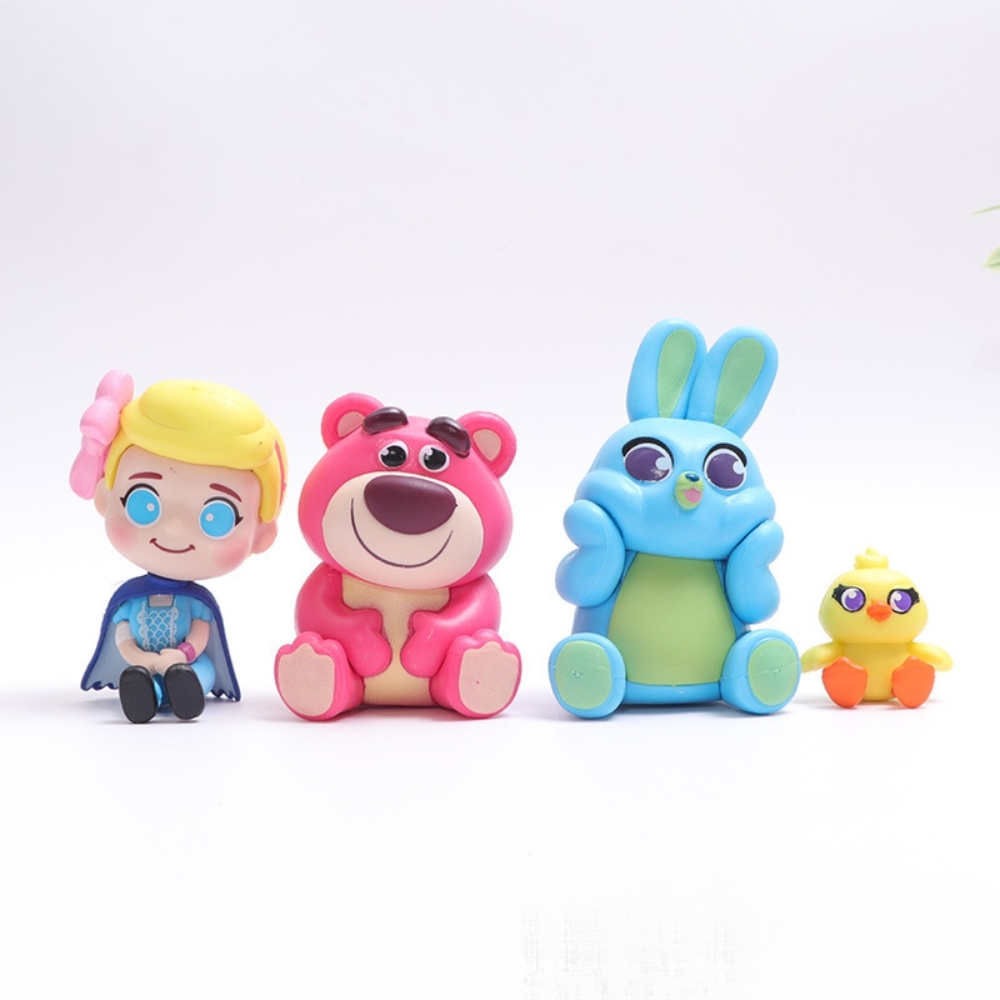 Mô hình Bộ 6 nhân vật hoạt hình TOYZ - Cao 3-8.5cm - nặng 400gram - No Box - K24-T3-S11