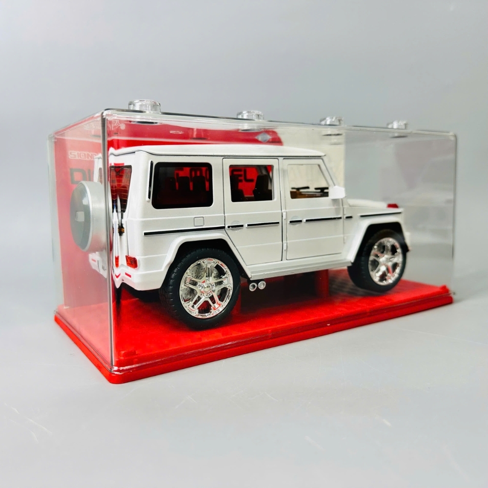 Mô Hình Xe G63 tỉ lệ 1:24 Hợp kim có thể mở cửa - Âm thanh Đèn - Dài 22cm - rộng 10cm - cao 9.3cm - nặng : 800gram - FULL BOX : box màu SKU : oto473x - K55-T3-S8