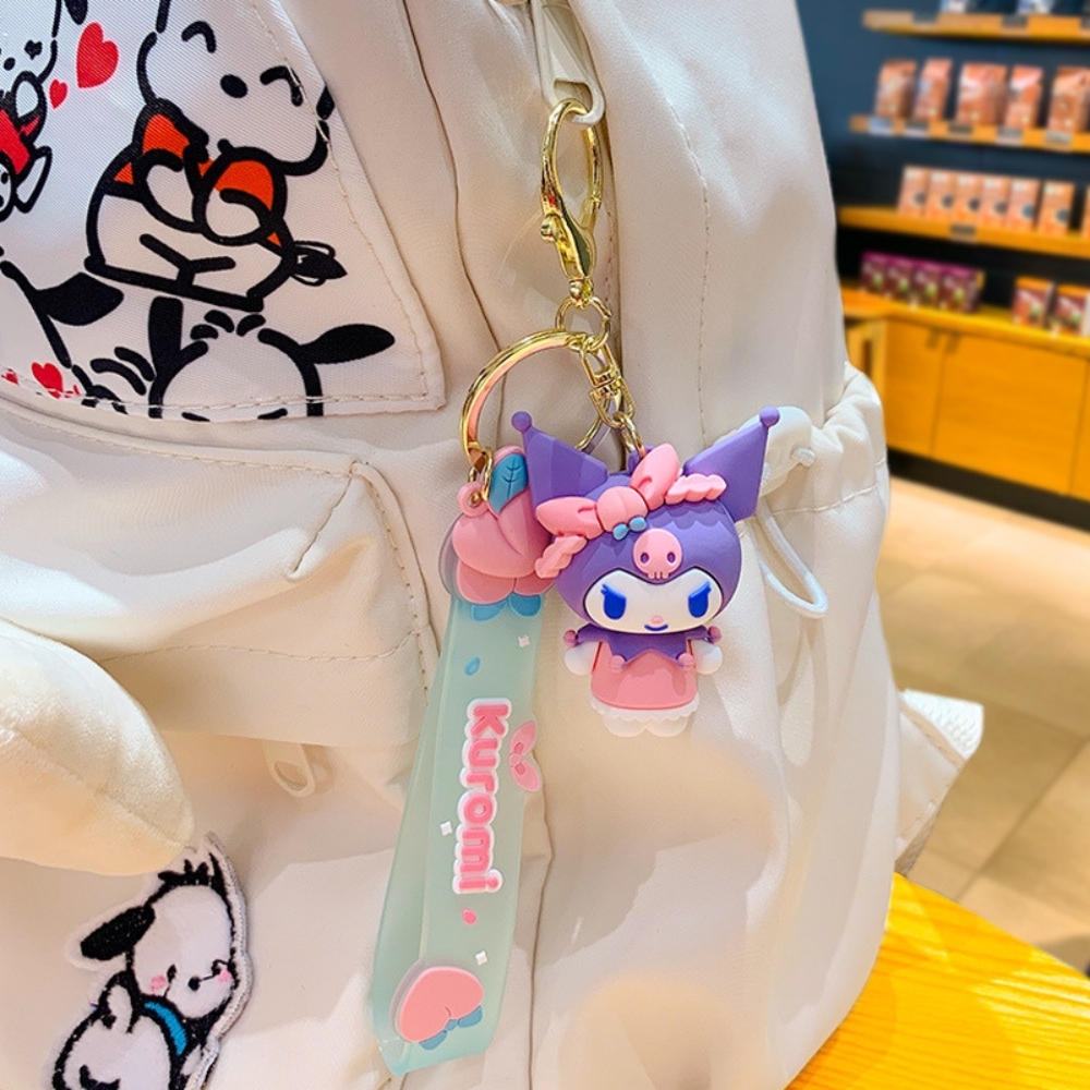 móc khóa kuromi tím - Dây móc dài : 11cm - Mô Hình Cao : 4.5cm - Nặng : 50gram - No Box : bọc túi OPP - K79-T1-S6