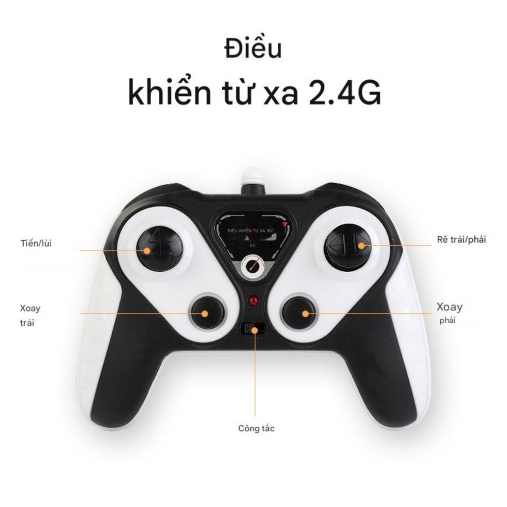 ( Màu Ngẫu Nhiên ) Đồ Chơi xe đua điều khiển từ xa nhào lộn và lội nước - Có Điều Khiển - Có LED - Dài 15.7cm - rộng 17.3cm - cao 8cm - nặng : 600gram - FULL BOX . SKU : DK-7723-1 - K55-T3-S1