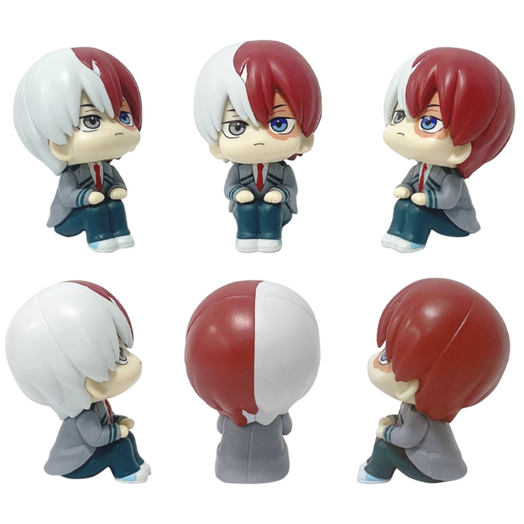 Mô Hình Học Viện Anh Hùng Shouto Chibi - Cao 10cm - nặng 150gram - My Hero Academia - có hộp màu - K62-T2-S1