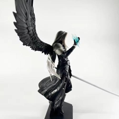 Mô hình Sephiroth dáng đứng chiến đấu . Cao 44cm , nặng 420gram - box màu - K61-T3-S5
