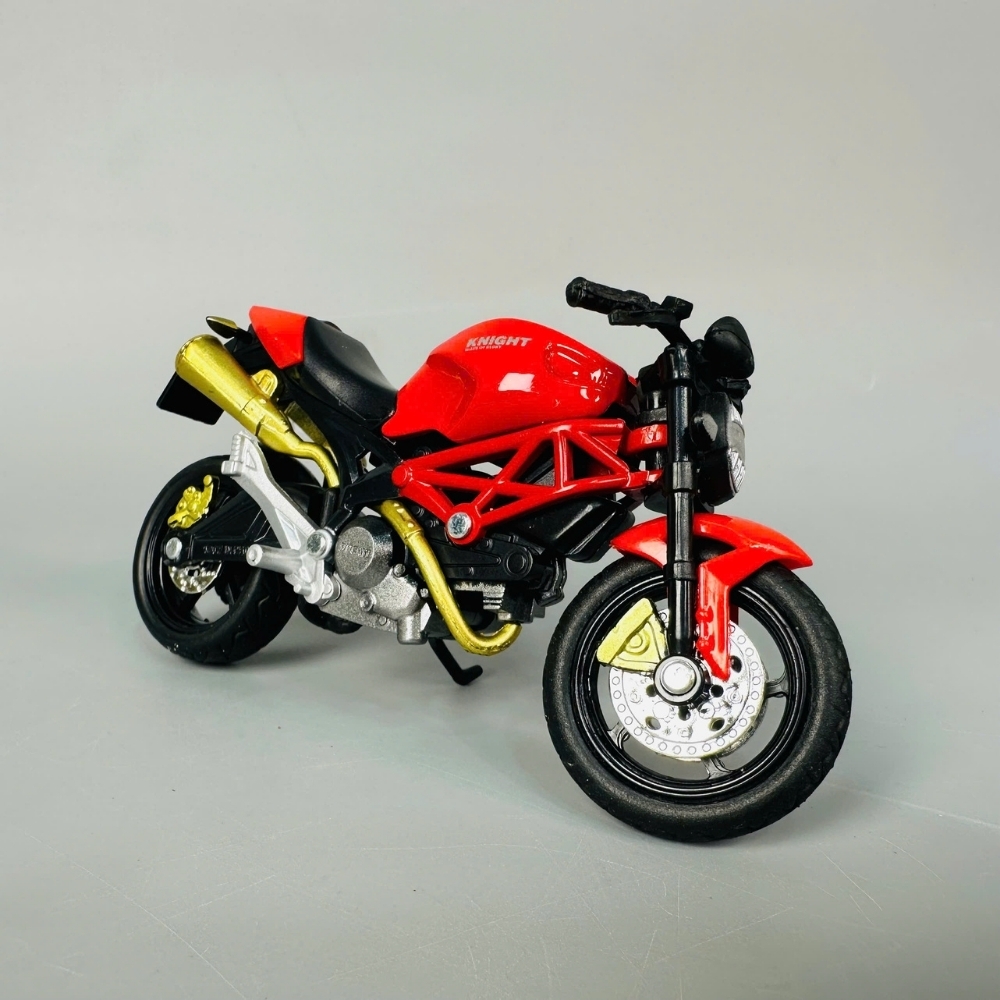 Mô Hình xe máy Đỏ Yên Đen Bô Vàng 1:18 Hợp kim - Dài 11cm - rộng 4cm - cao 6.5cm - nặng ~ 300gram - FULL BOX : box màu SKU : oto425 - K70-T1-S9