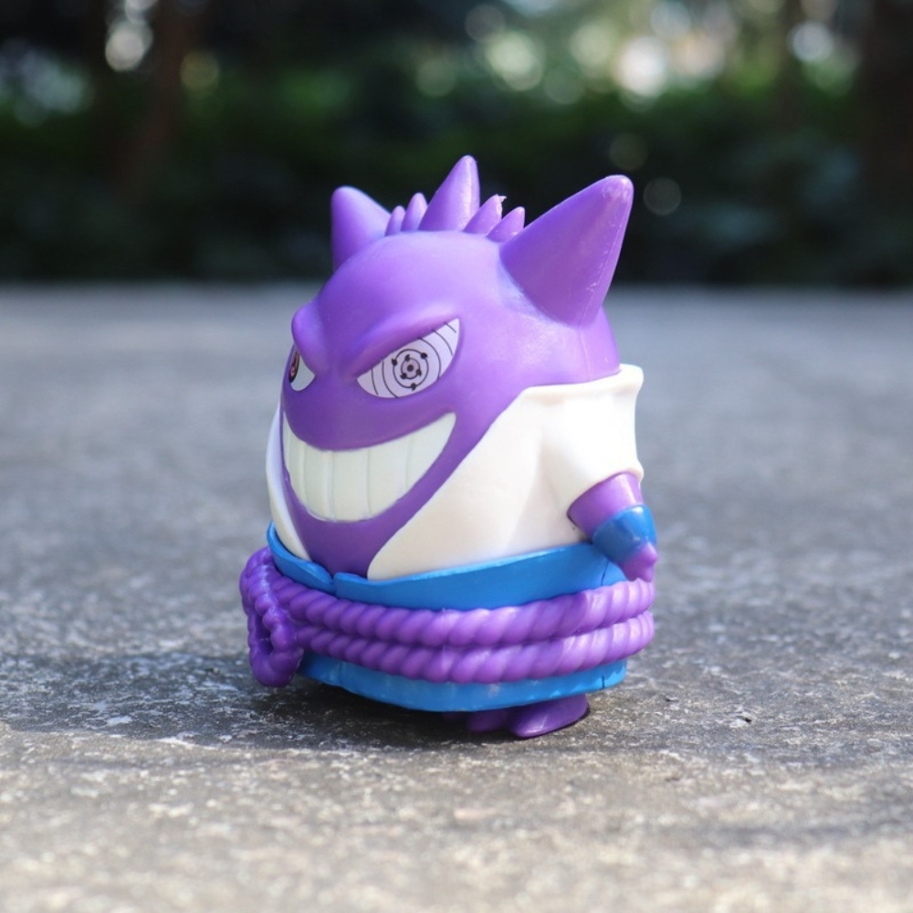 Mô hình Pokemon Gengar Cos Sasuke - Cao 8cm - nặng 150gram - Box Màu + Bọc túi nilon - Figure pokemon - Có Hộp Màu - N1-K51-T3-S3