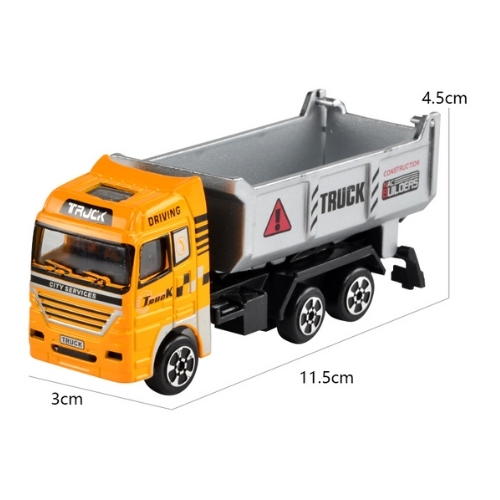 Mô Hình 3 Oto Xây Dựng hợp kim , tỉ lệ 1:64 - Dài 12cm - rộng 3.5cm - cao 5cm- SKU : oto-CF17-C4 - ( Vat : 003-03-50 ) - K55-T4-S4