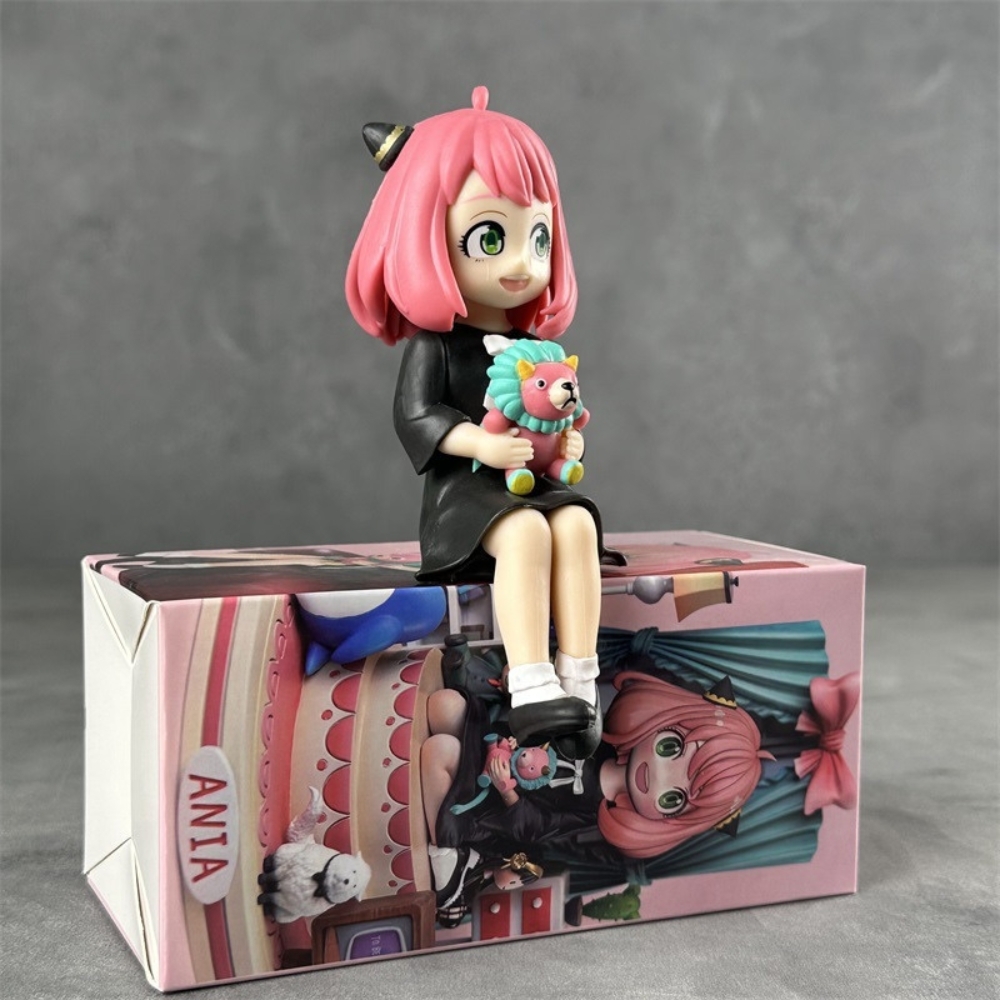 MÔ HÌNH ANYA FORGER - SPY X FAMILY - TANTEI-GOKKO Dáng Ngồi - Cao : 11cm - Nặng : 140gram - Có Hộp Màu K19-T2-S12