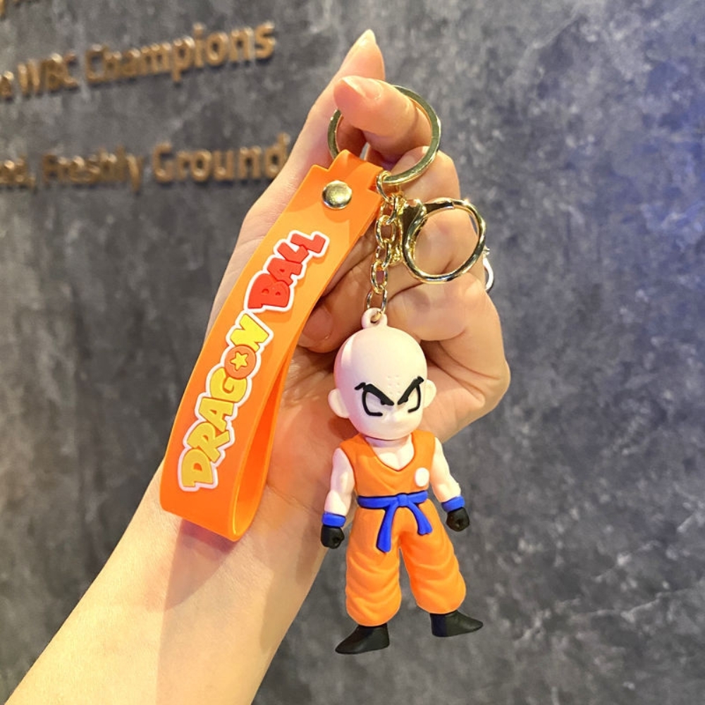 Móc Khóa krilin - Dây móc dài : 9.5cm - Mô Hình Cao : 7.6cm - Nặng : 50gram - No Box : bọc túi OPP - SKU: moc244 - (Vat: MK001) - K79-T6-S14